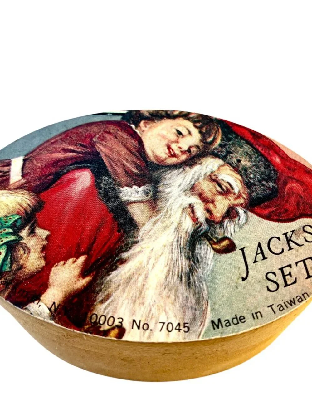 SHACKMAN JACK'S SET Metal Vintage Jacks and Rubber Ball Game Set Taiwan box new